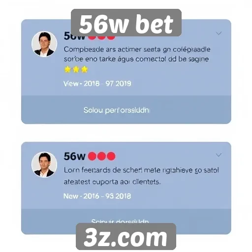 Feedback de usuários sobre o atendimento 56w bet